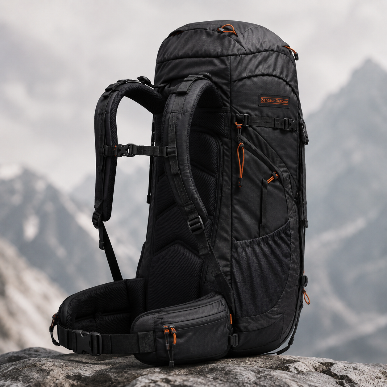 Zentaur Outdoor SummitPro 45L Travel Trek Backpack - Image 3